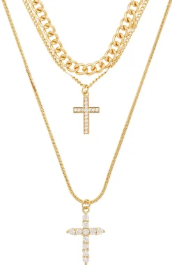 Layering Kette - Double Cross