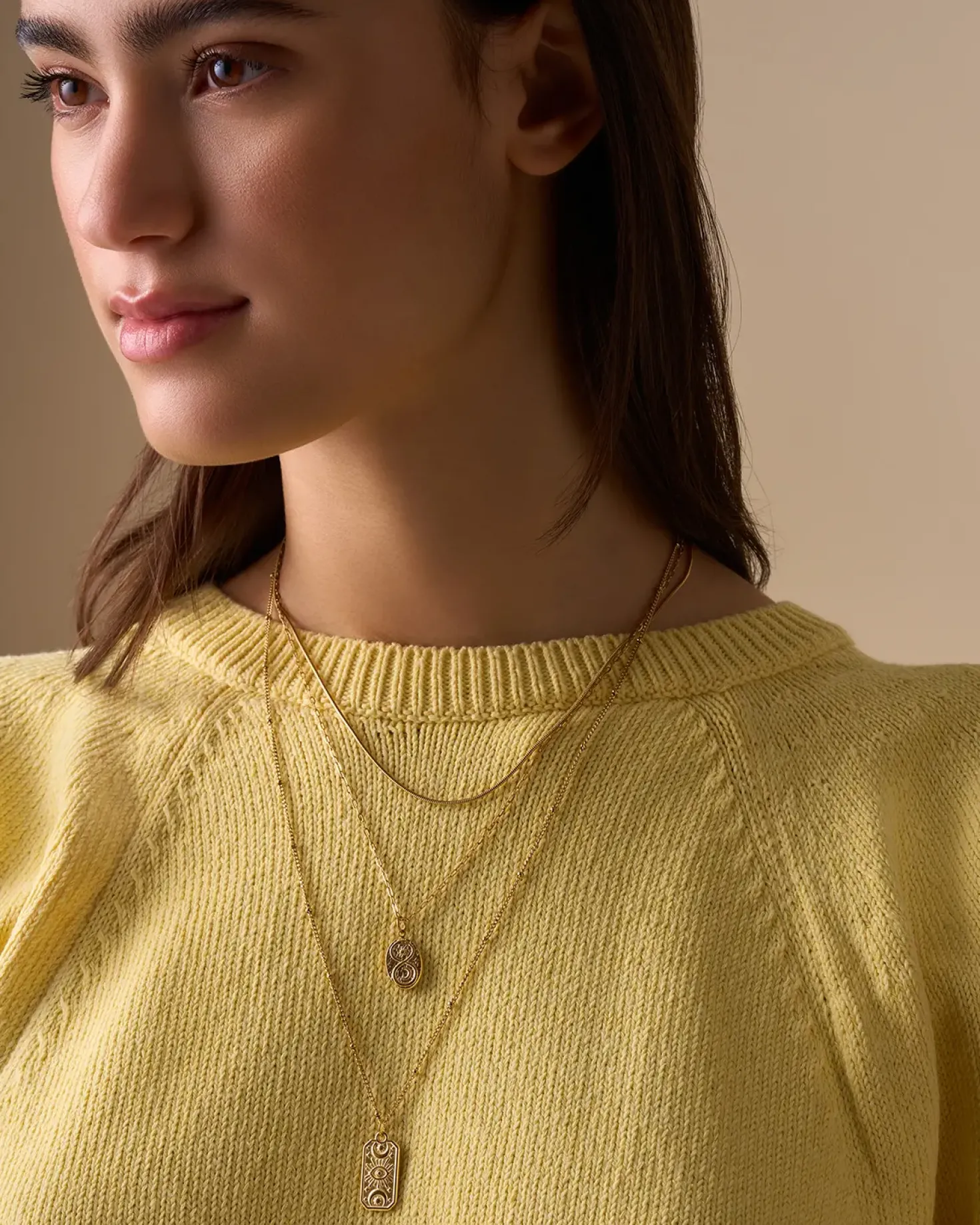 Layering Kette - Double Plate