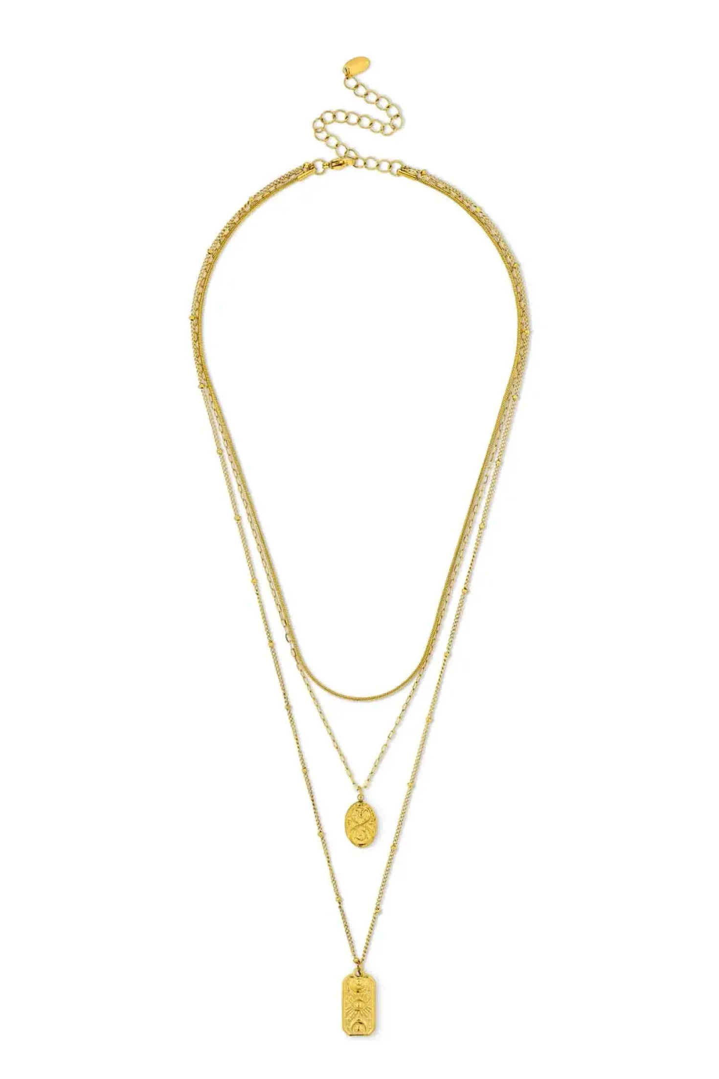 Layering Kette - Double Plate