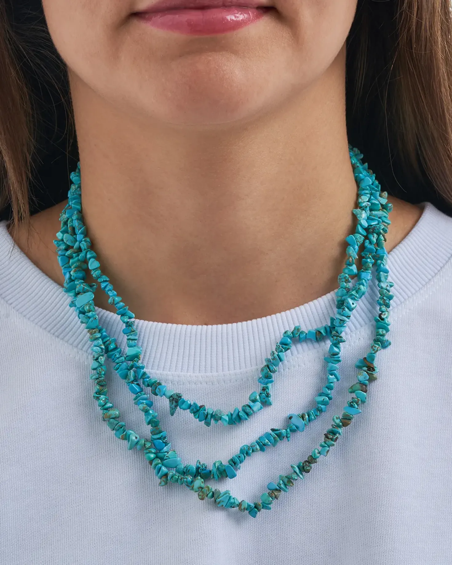 Layering Kette - Edgy Turquoise