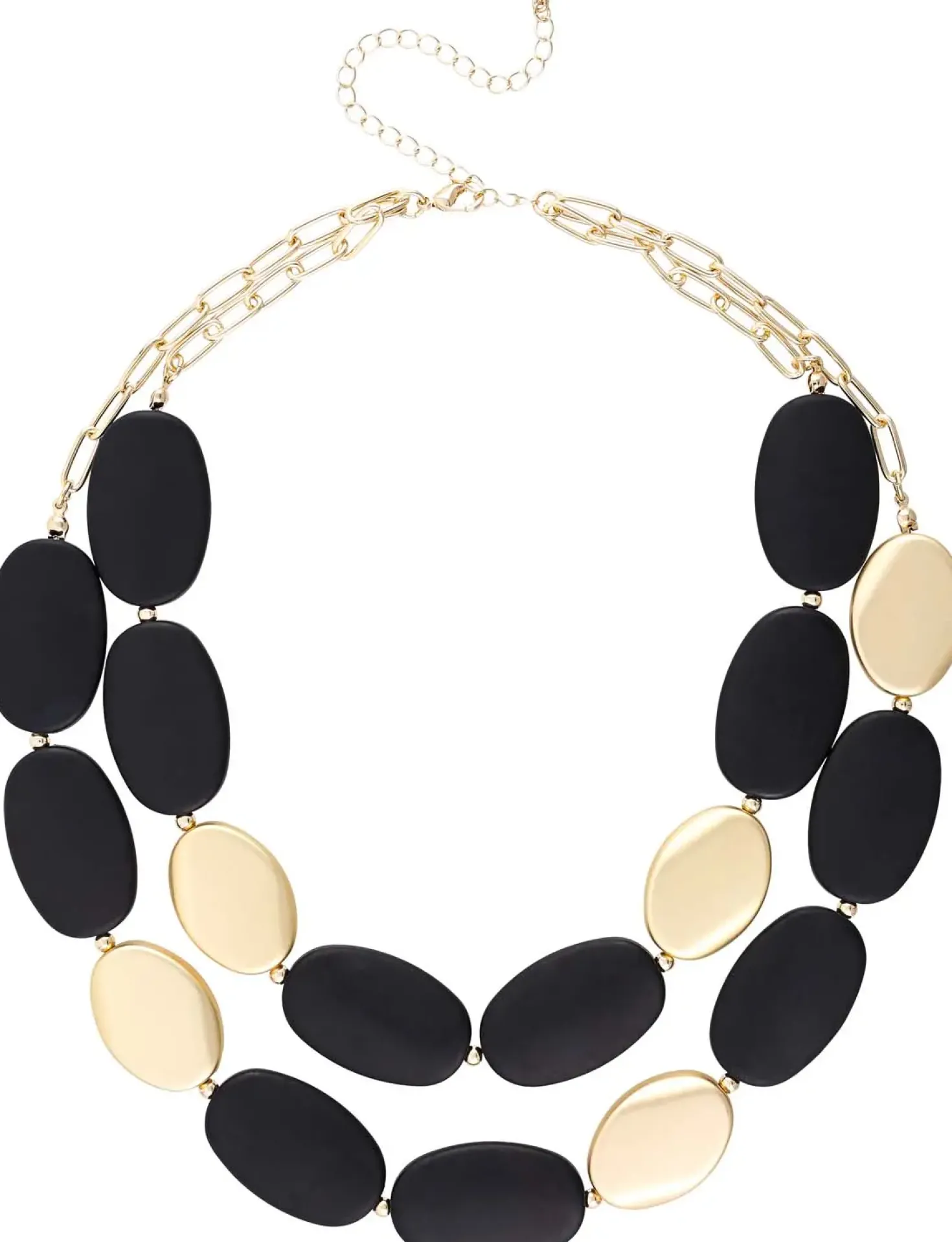 Layering Kette - Elegant Black