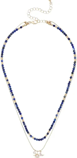 Layering Kette - Fine Blue