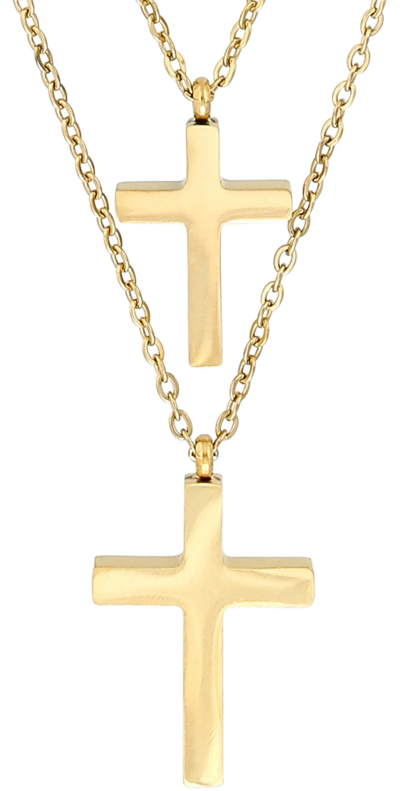 Layering Kette - Glossy Cross