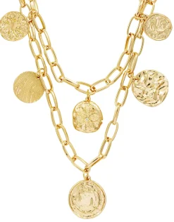 Layering Kette - Golden Coins