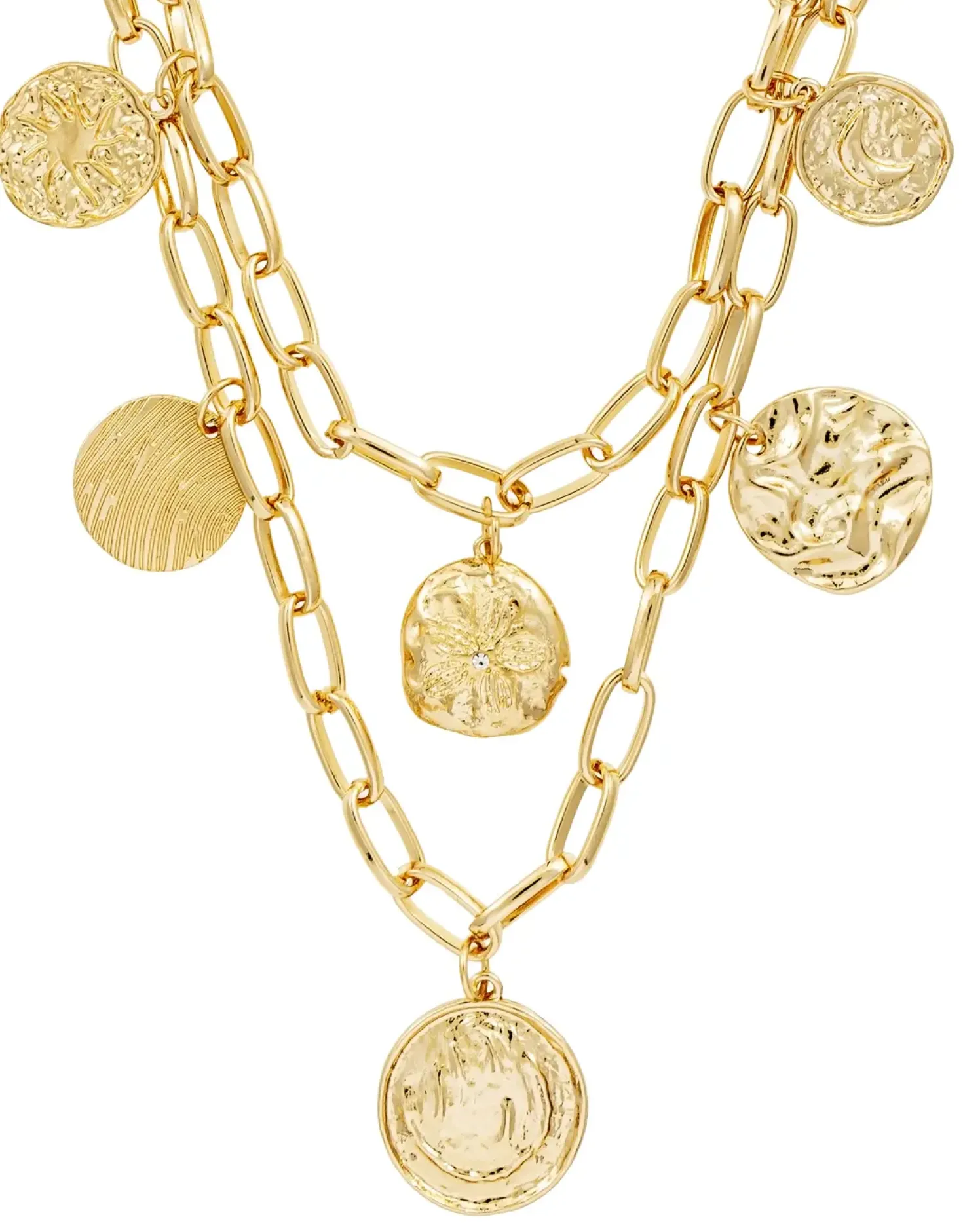 Layering Kette - Golden Coins