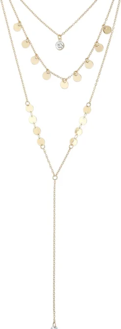 Layering Kette - Golden Plates