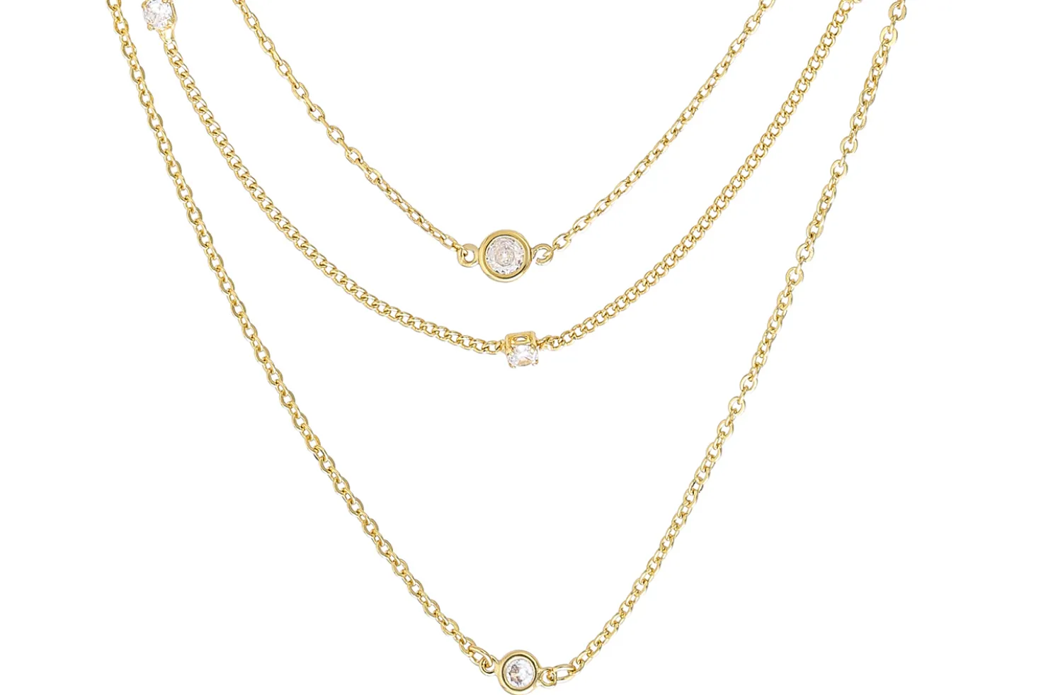 Layering Kette - Golden Sparkle