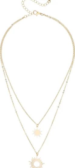 Layering Kette - Golden Suns