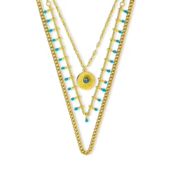 Layering Kette - Golden Sundowner