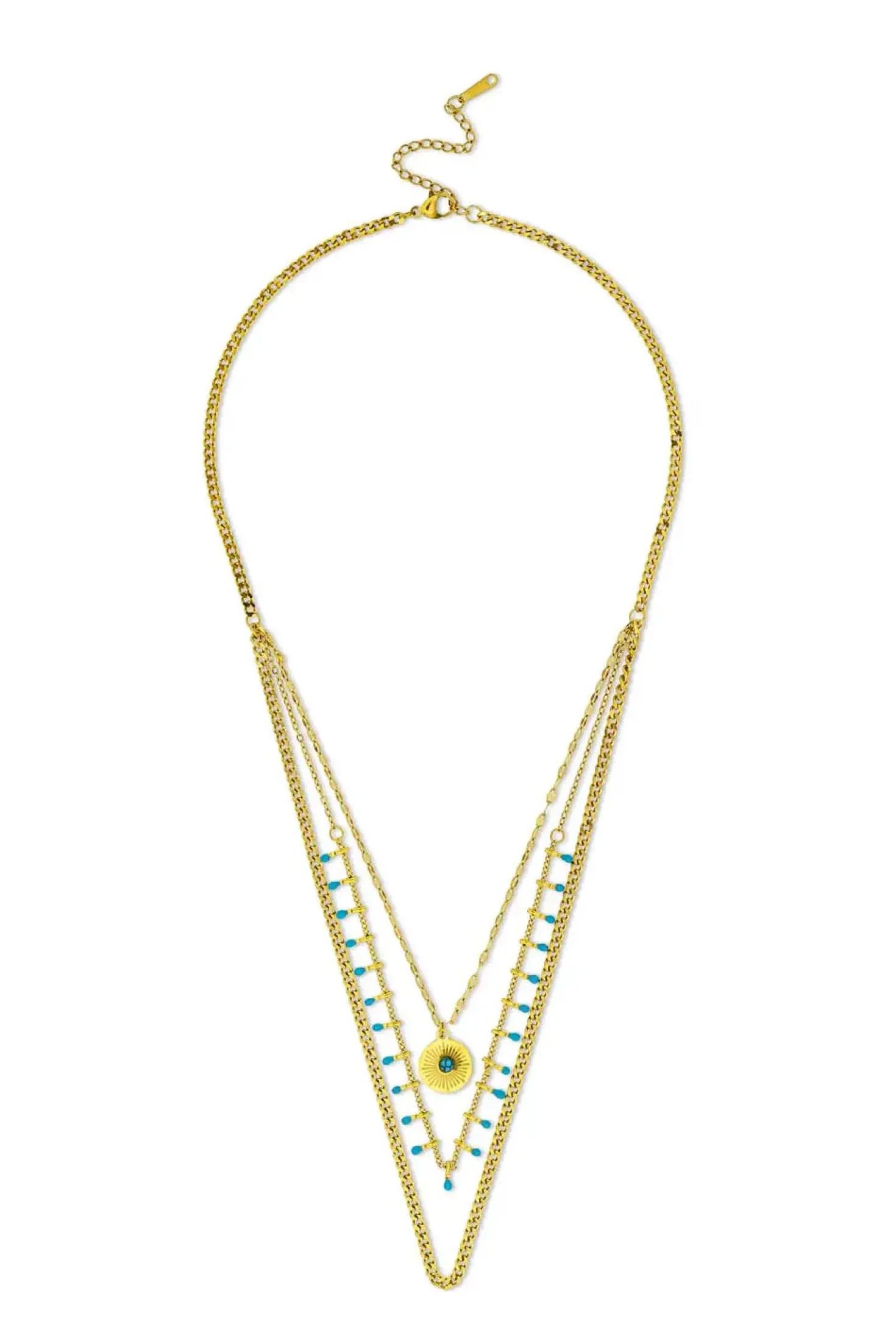 Layering Kette - Golden Sundowner