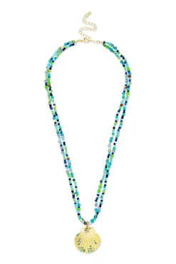 Layering Kette - Green Glass