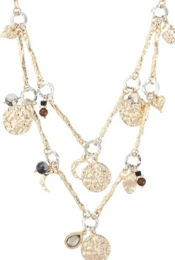 Layering Kette - Hammered Charms