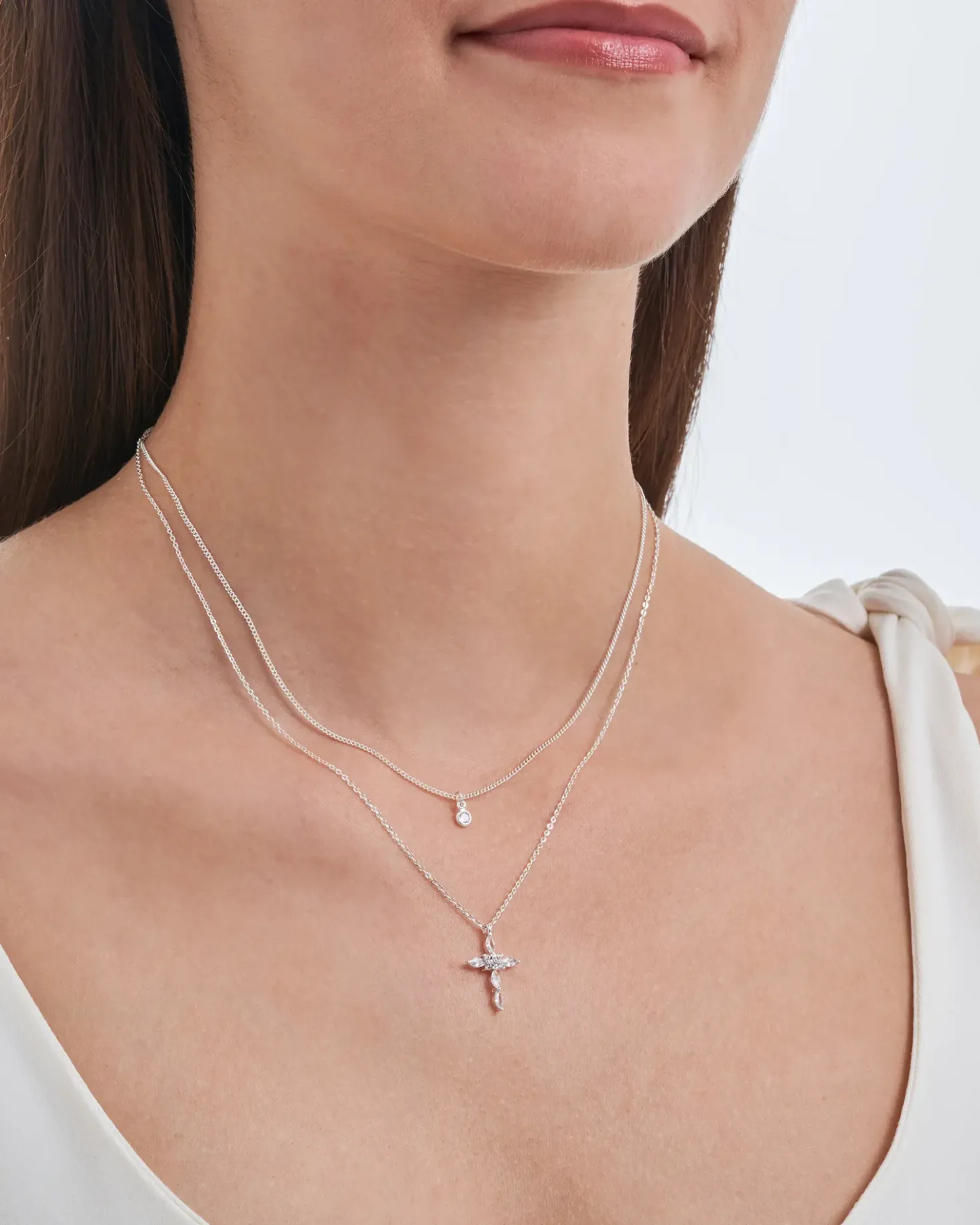 Layering Kette - Icy Cross