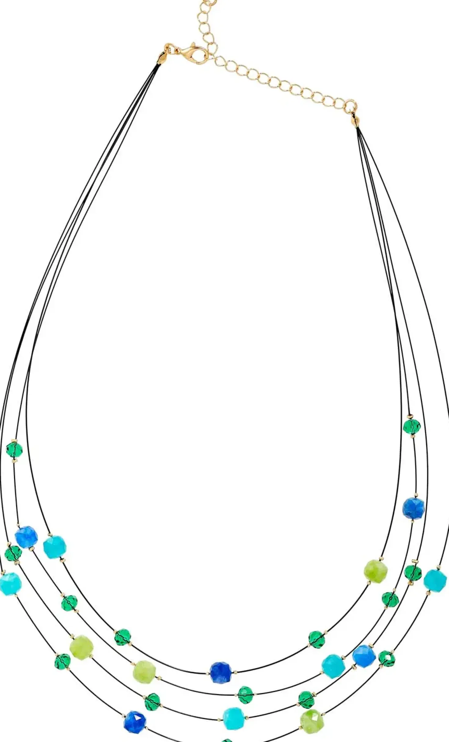 Layering Kette - Jade Stone