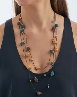 Layering Kette - Lava Stone