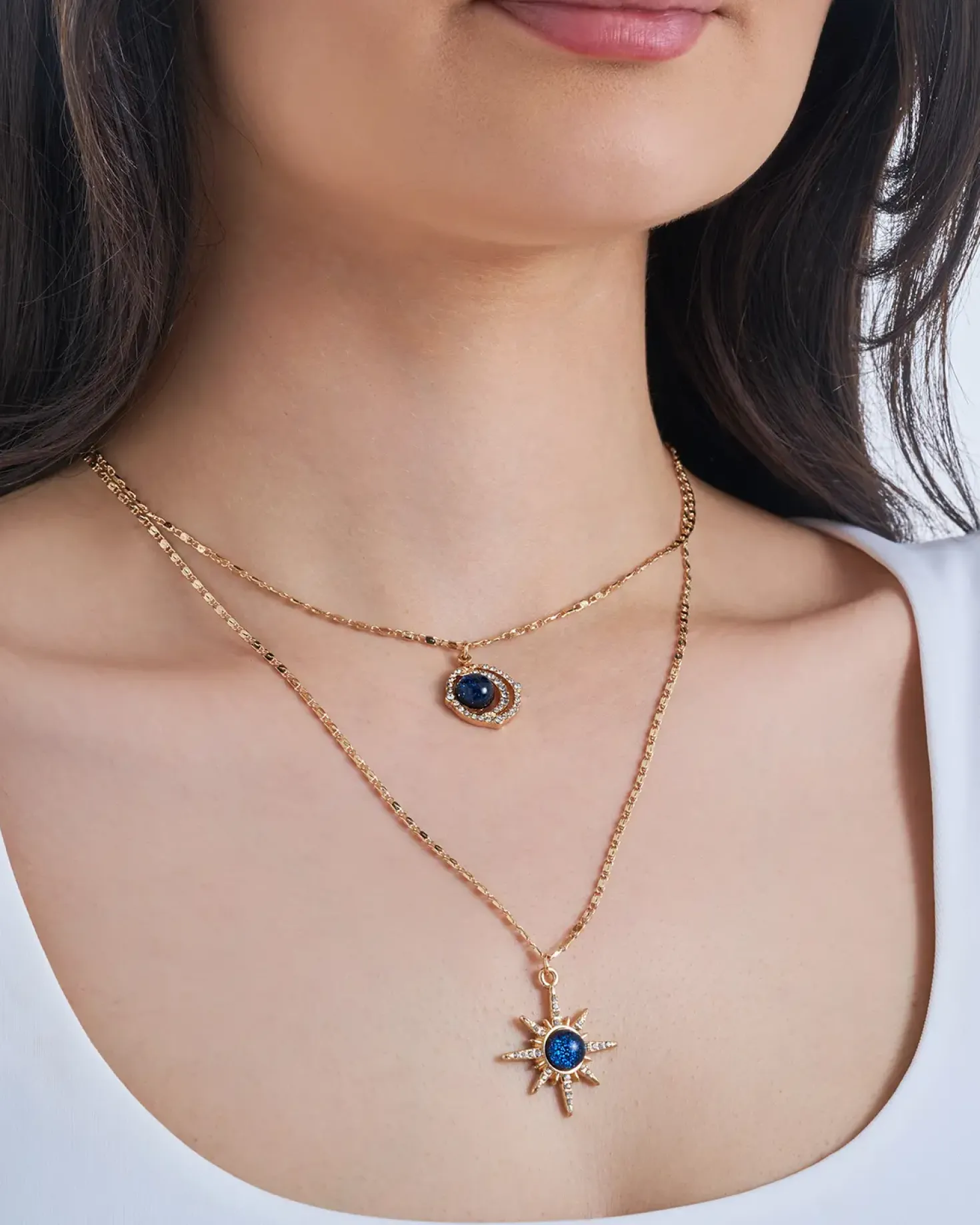 Layering Kette - Midnight Charms