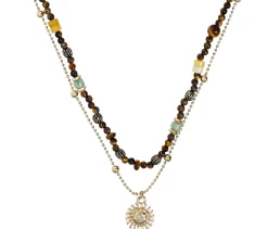 Layering Kette - Nature Jade