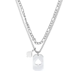 Layering Kette - Poker Card