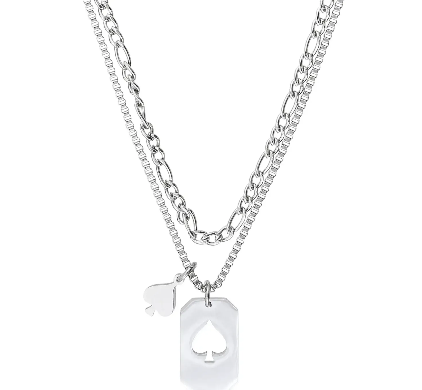 Layering Kette - Poker Card