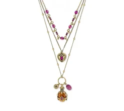 Layering Kette - Purple Boho