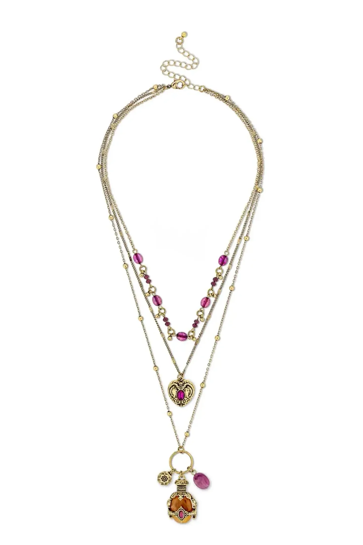 Layering Kette - Purple Boho