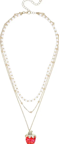 Layering Kette - Shiny Strawberry
