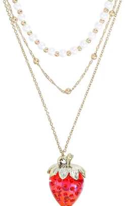 Layering Kette - Shiny Strawberry