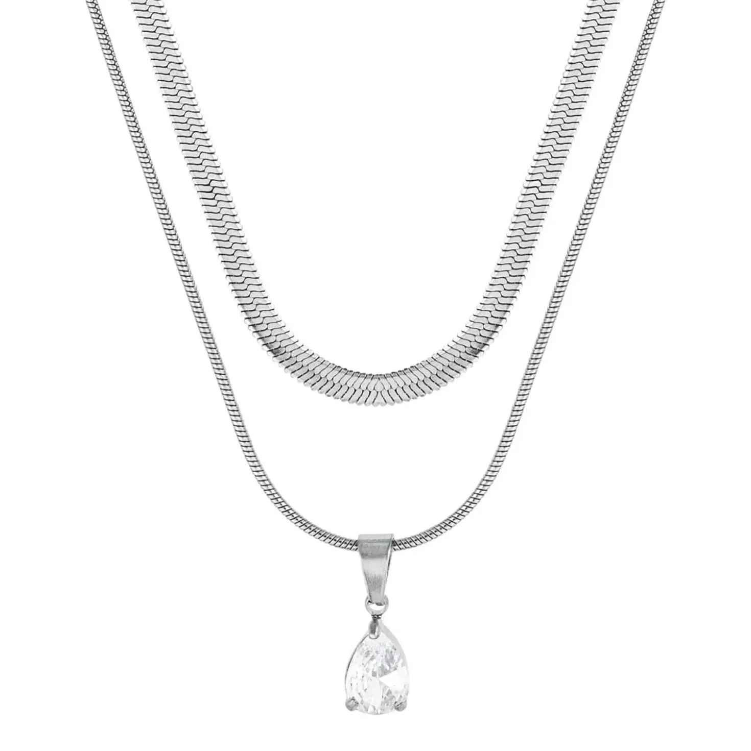 Layering Kette - Steel Flicker