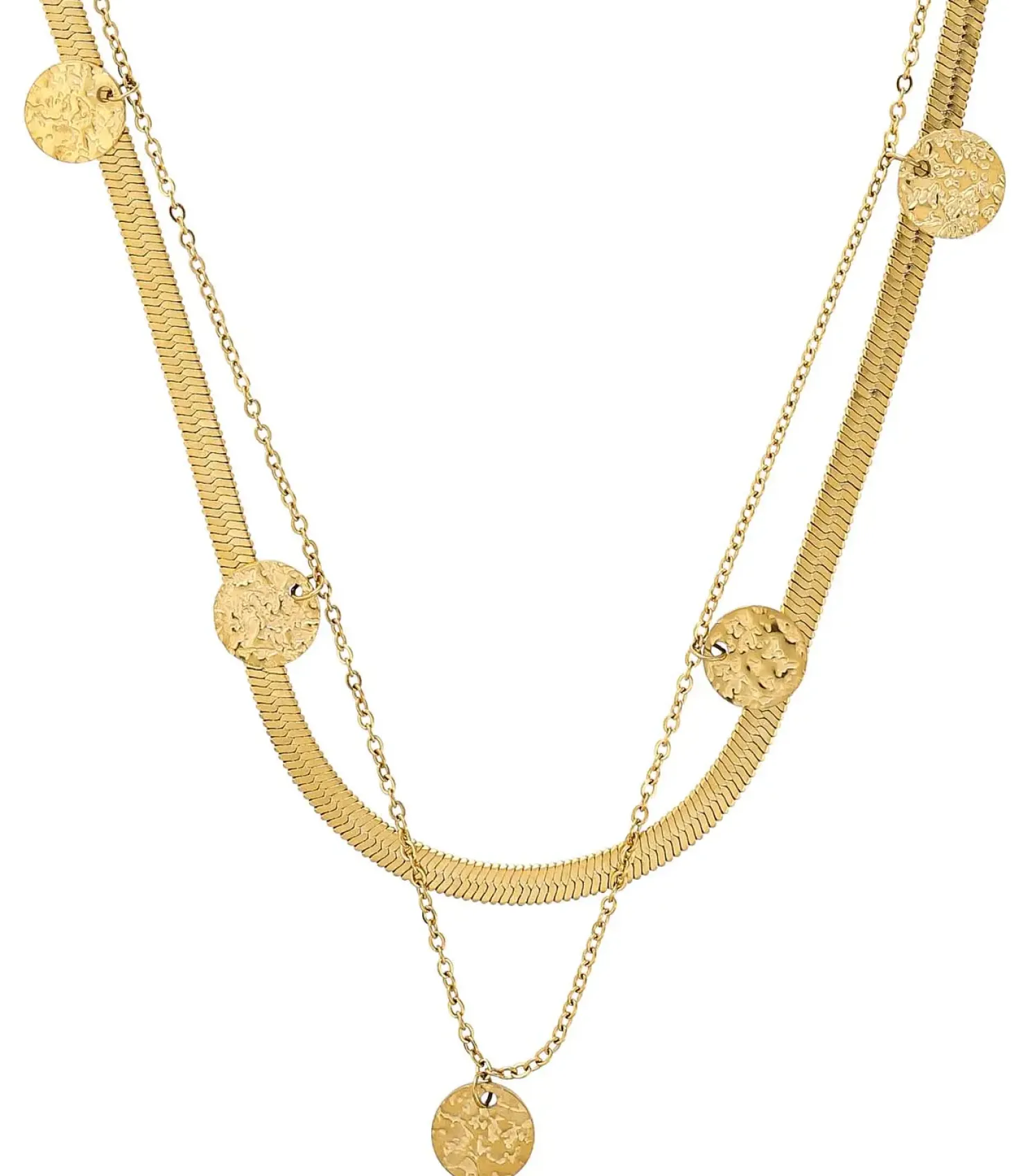 Layering Kette - Steel Plates