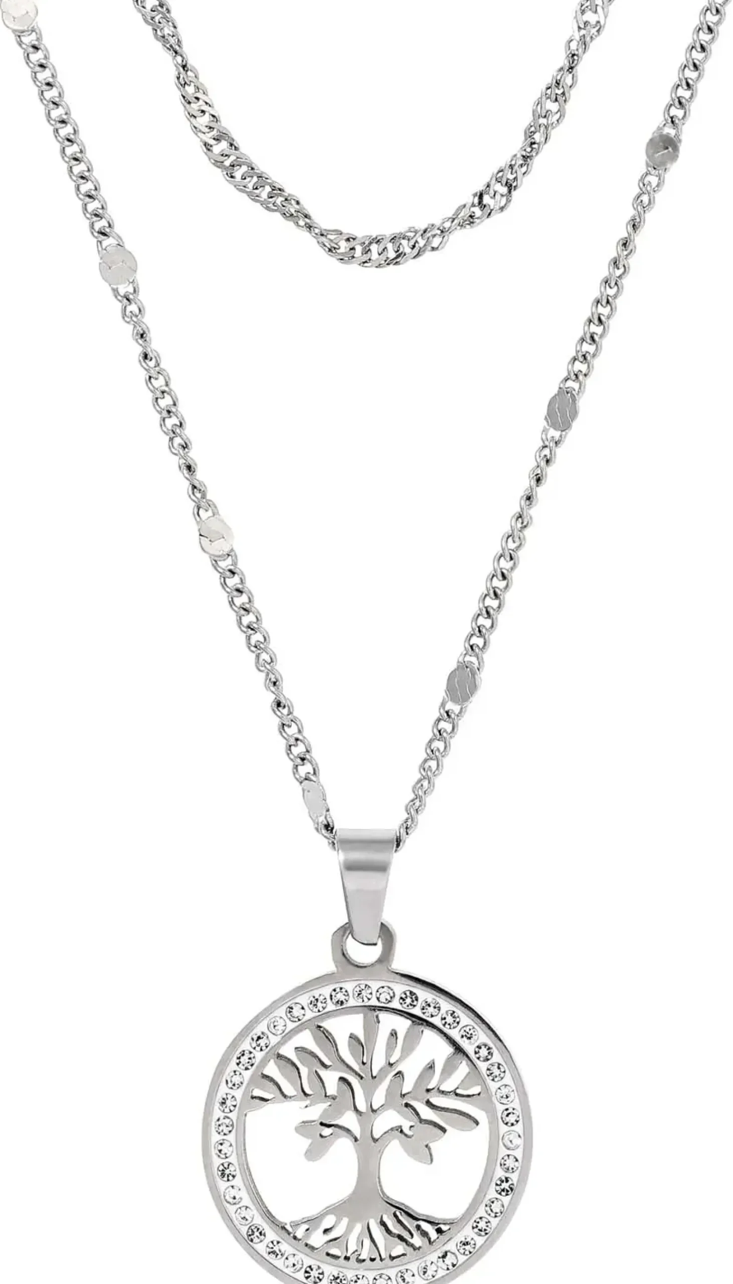 Layering Kette - Steel Tree
