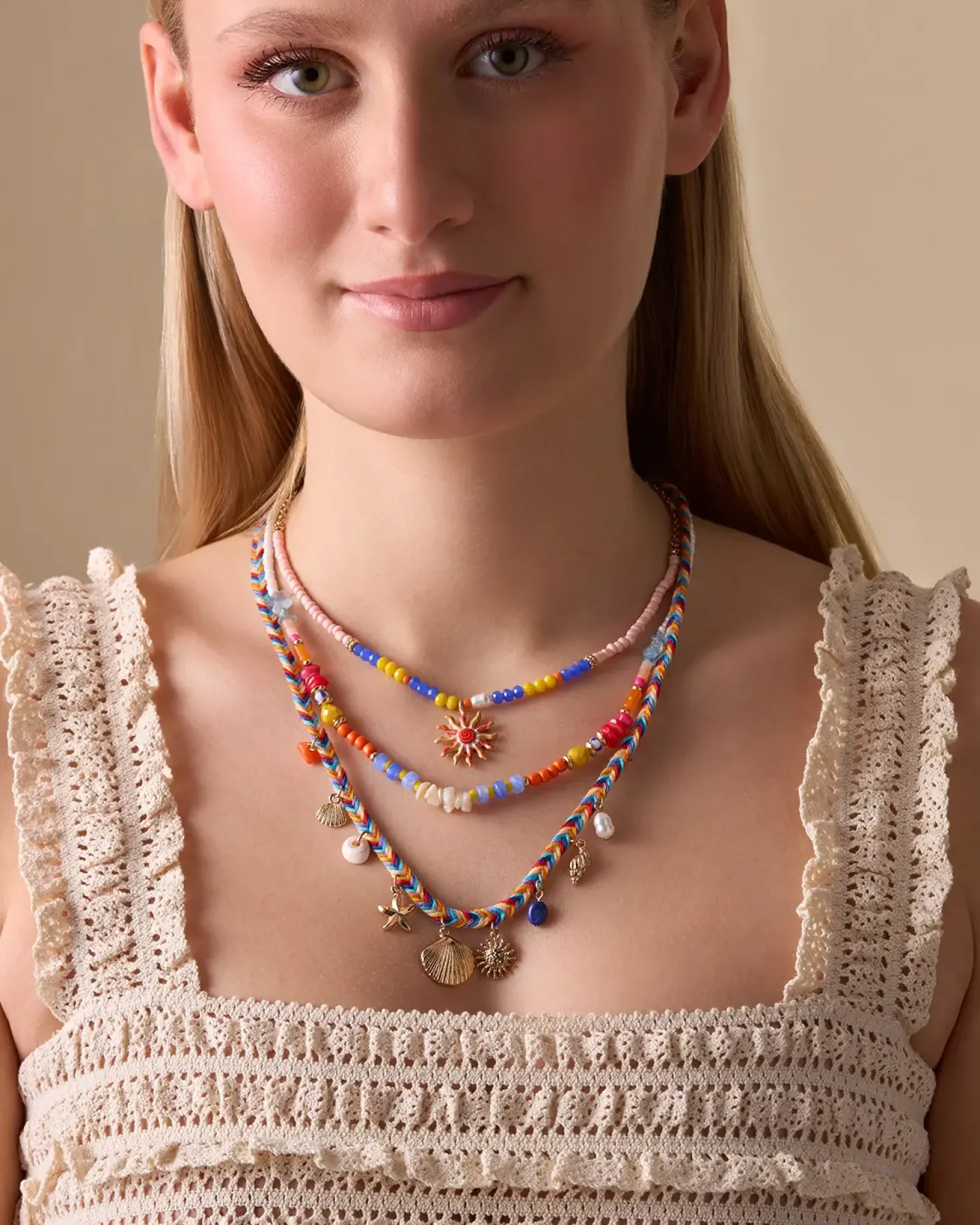 Layering Kette - Summer Colors