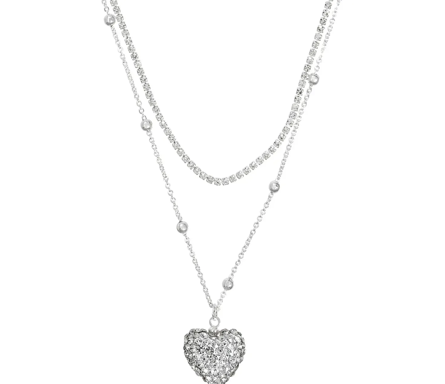 Layering-Kette - Adorable Heart