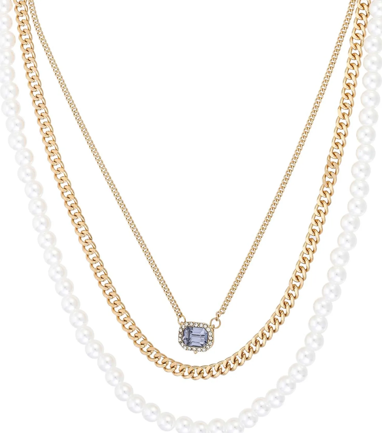 Layering-Kette - Elegant Crystal