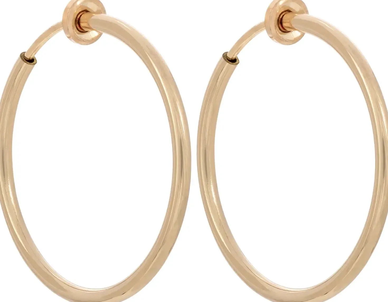 Ohrclips - Shiny Hoops