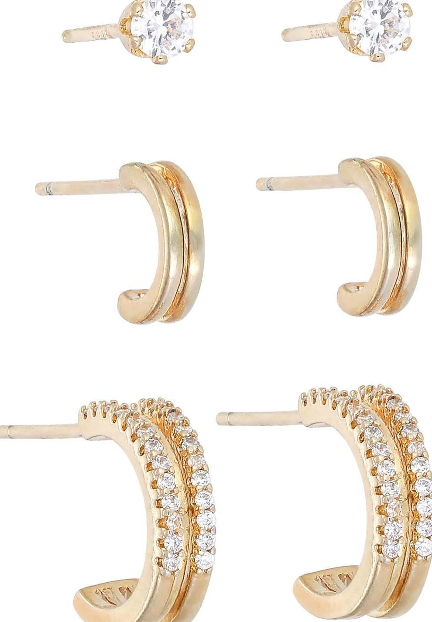Ohr-Set - Golden Chic