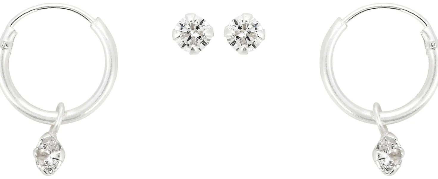 Ohr-Set - Hanging Zirconia