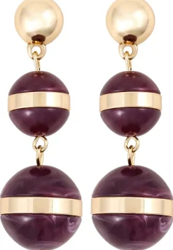 Ohrstecker - Burgundy Balls