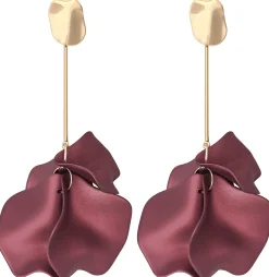 Ohrstecker - Burgundy Flower
