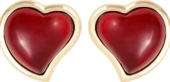 Ohrstecker - Burgundy Hearts