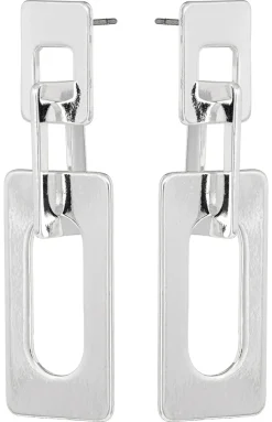 Ohrstecker - Chrome Rectangles