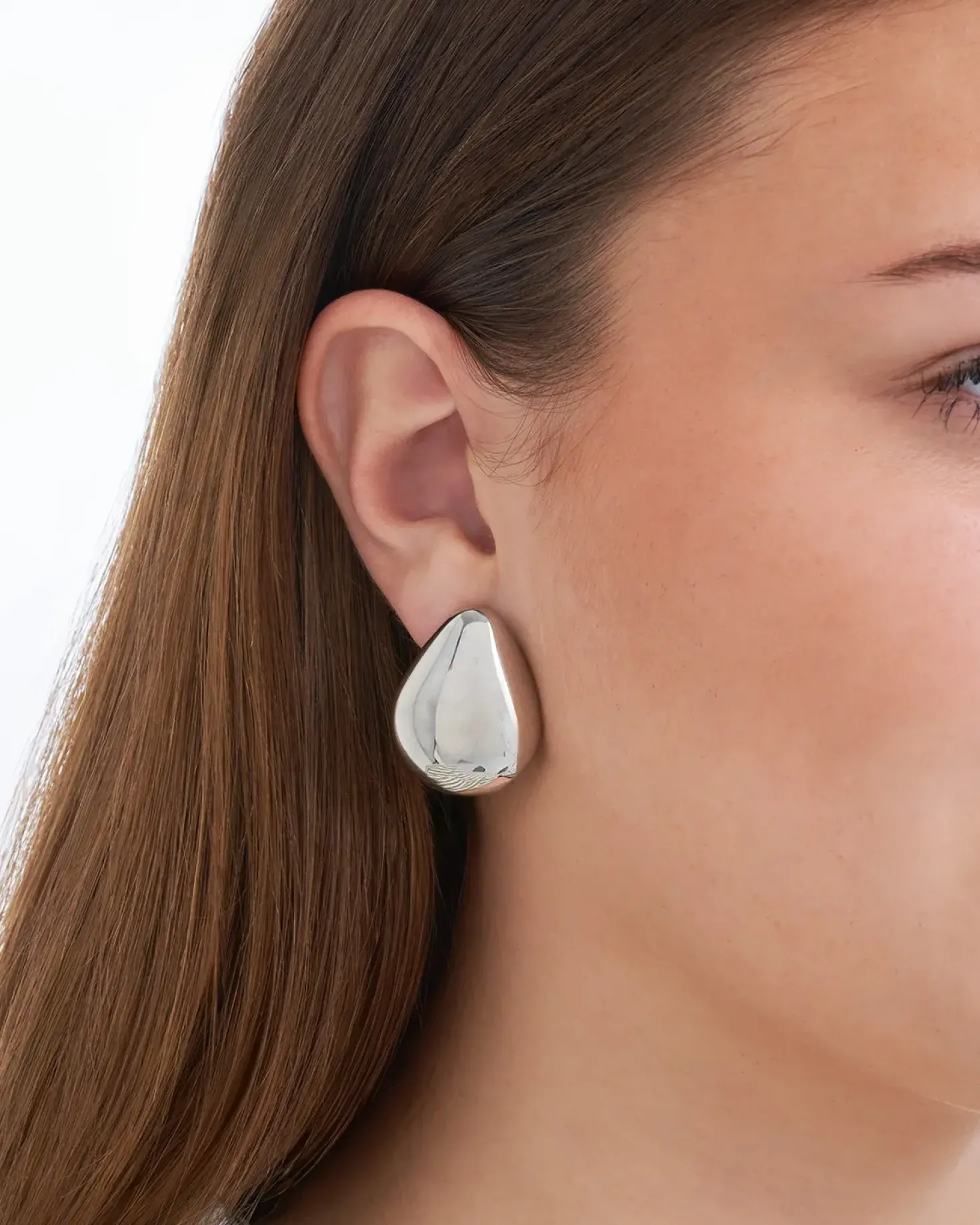 Ohrstecker - Chunky Silver