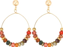 Ohrstecker - Colourful Agate
