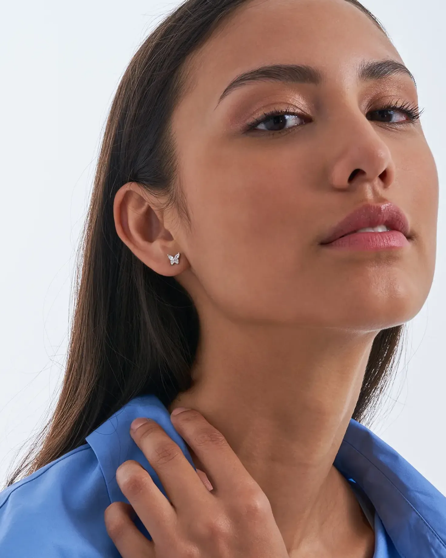 Ohrstecker - Flattering Silver