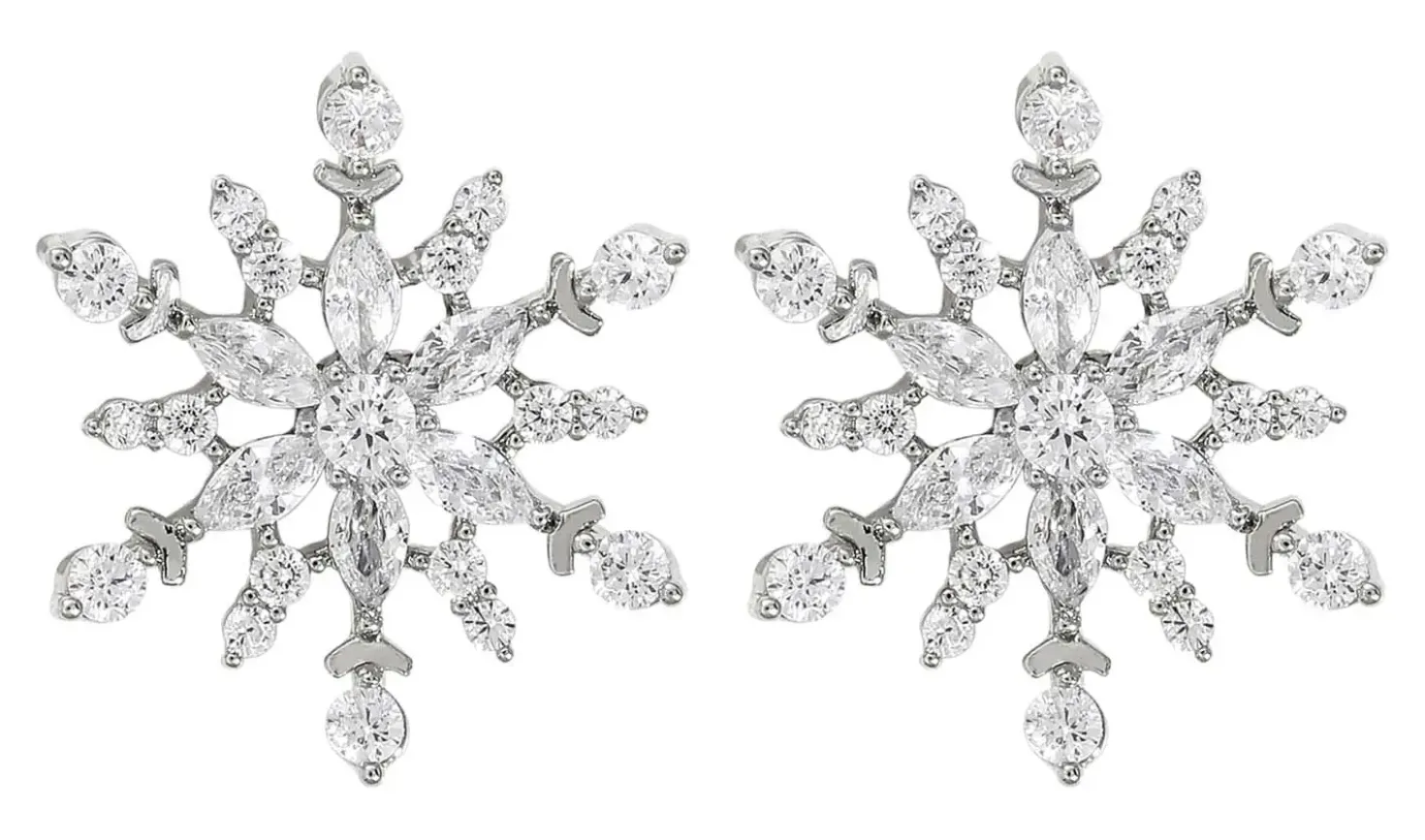 Ohrstecker - Gleaming Snowflake