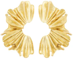 Ohrstecker - Golden Fan