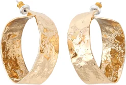 Ohrstecker - Golden Swirl