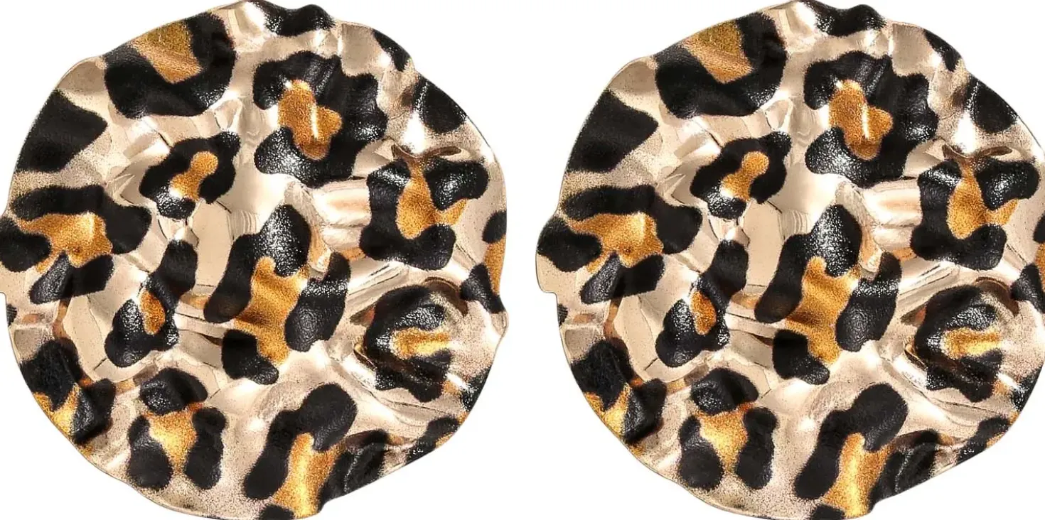 Ohrstecker - Hammered Leo