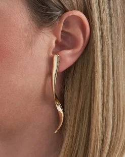 Ohrstecker - Metal Swirl