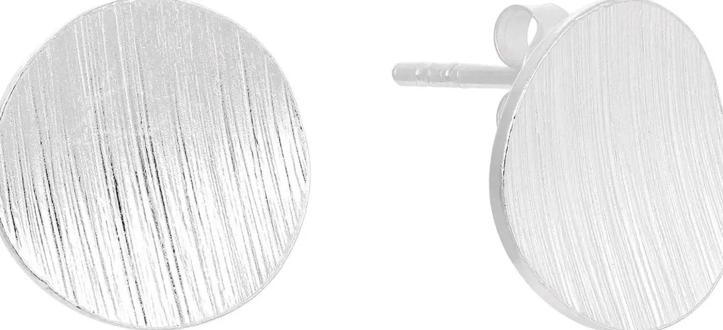 Ohrstecker – Plain Silver