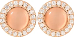Ohrstecker - Rose Cateye